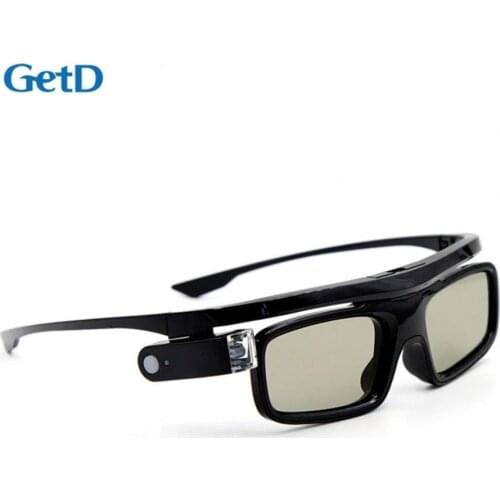 3D Glasses Active Shutter Rechargeable Eyewear For DLP-Link Optama Acer Ben-Q ViewSonic Sharp Projectors Glasses Movie Glasses