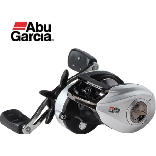 Original Abu Garcia SILVER MAX3 SMAX3 Fishing Reel 5+1BB Max Drag 8kg 6.4:1 Bait Casting Reel Moulinet Peche Baitcast Reel Curl