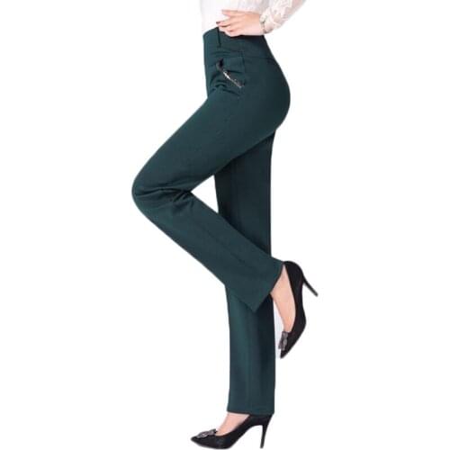 Autumn Winter Women Trousers New High Waist Elasticity Pants Casual Winter Plus Velvet Warm Pants Female Pants