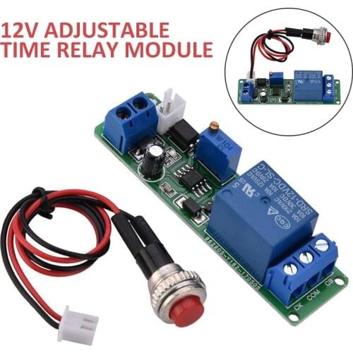Timer Switch Adjustable Disconnect Module Time Delay Relay Module On/Off Switches DC 12V Timer Modules