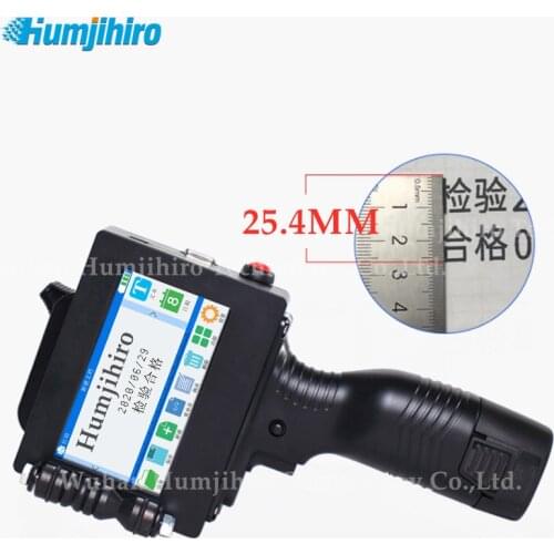 20 Languages Portable inkjet Printer QR Bar Batch Code Date Number Logo Expiry Date Label Mobile Hand Jet Thermal Inkjet Printer