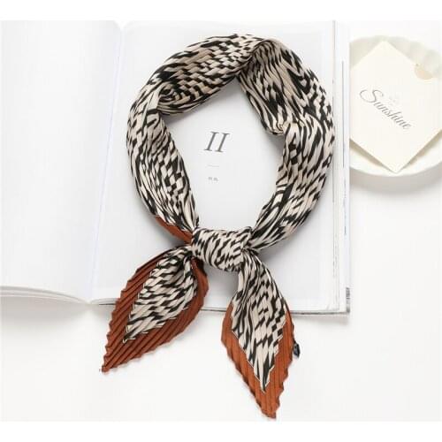 2021 New Satin Silk Headband Headscarf For Women Ladies Ribbon For Hair Tie Accessories For Girls Handkerchief Fashion Bandana