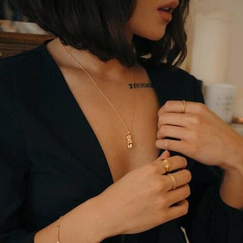 Vintage Retro Pendant Double Necklace for Women Pearl Choker Charm Necklaces Boho Jewelry Christmas Gift Birthday