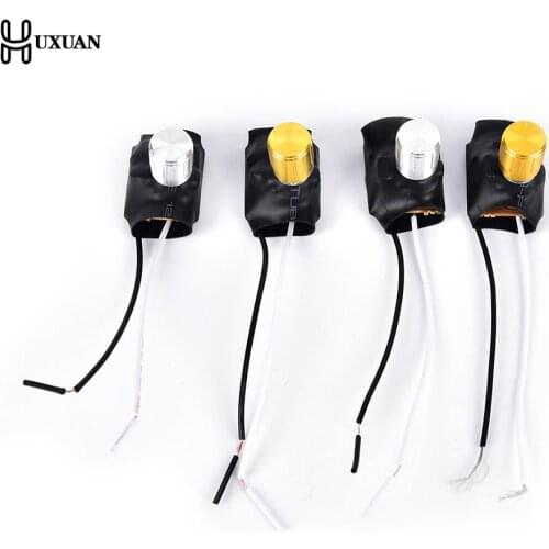 High Quality 220V 1A/3A Gold/Silver Tone Table Lamp Full Range Dimmer Rotary Switch 2 Way