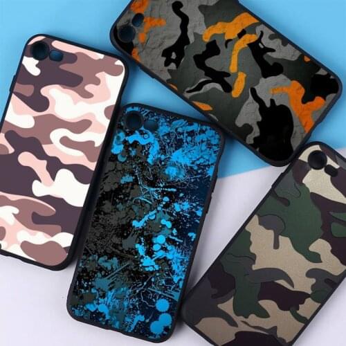 YNDFCNB Camouflage Pattern Camo military Army Phone Case for iPhone 11 12 pro XS MAX 8 7 6 6S Plus X 5S SE 2020 XR cover