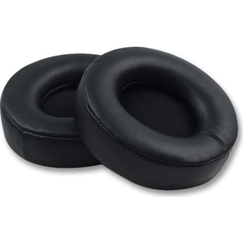 1Pair Protein Leather Ear Pads Cushion For Beats Solo Pro Earpads Dust-proof Soft Memory Foam Sponge Cover Earmuffs Accessories