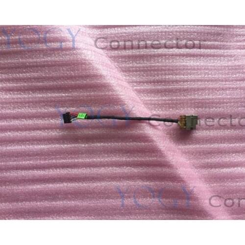 1pcs DC power jack with cable fit for HP TPN-Q117 series laptop dc socket port
