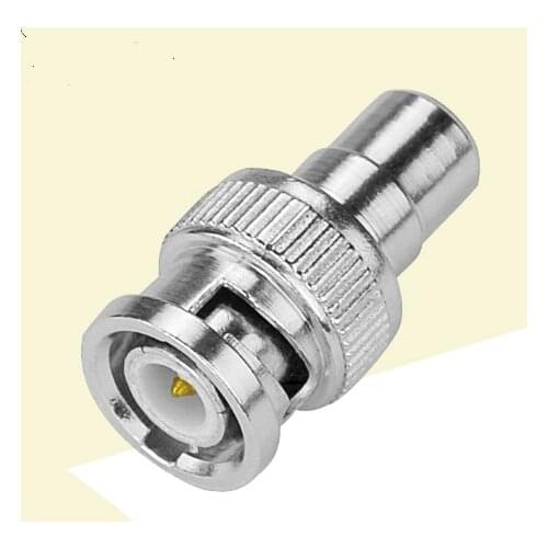 10pcs BNC Male To RCA Female Coaxial Connector Adapter For CCTV Surveillance Video adaptor