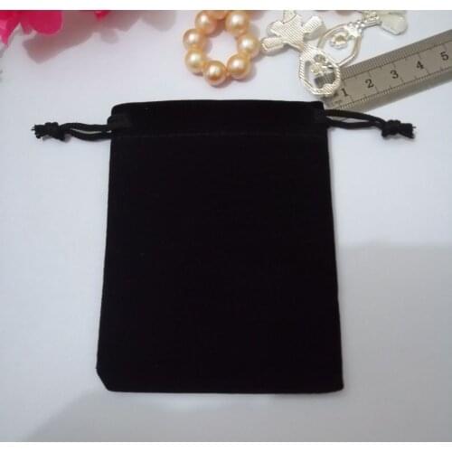 10000pcs/Lot Black Velvet Jewelry Gifts Bags 7x9 10x16 13x18 cm Jewelry Drawstring Bags Wedding Christmas Gift Packaging Bags