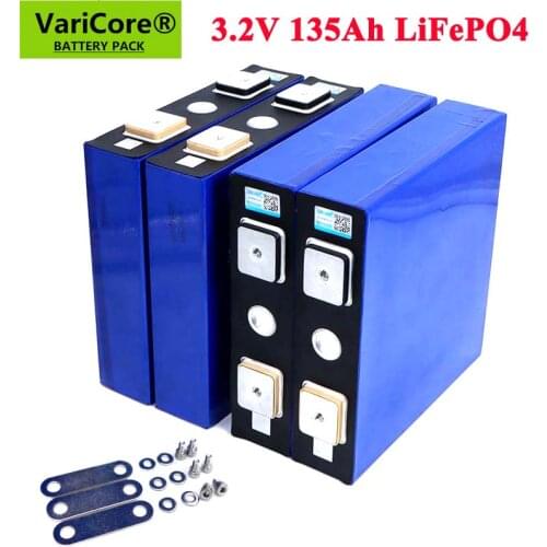 NEW 3.2v 135ah lifepo4 Rechargeable Battery DIY 4S 12v 24v 36v 48v deep cycle package ldp lithium cell lithium iron phosphate