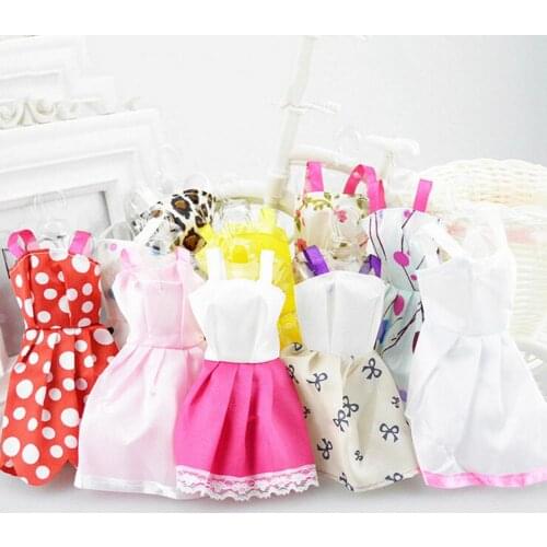 35 Pieces/pack Of Baby Doll Clothes Shoes Necklace Accessories For Little Girl Mini Doll Toy Dress Clothes Accessories