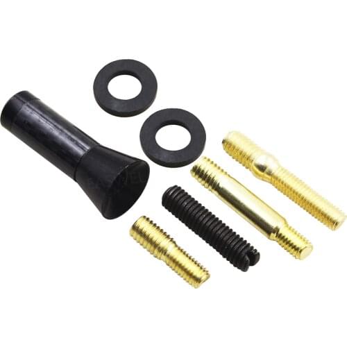 3.5cm Car Styling Roof Antenna Enhanced Signal Carbon Fiber Screw Metal Short Stubby Mast Antenna