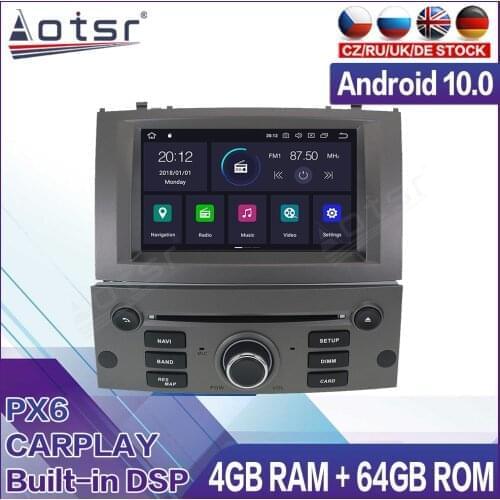 For Peugeot 407 2004 - 2010 Car Multimedia Cassette Radio Player Stereo Android Recorder Auto Audio DVD Video GPS Navi Head Unit