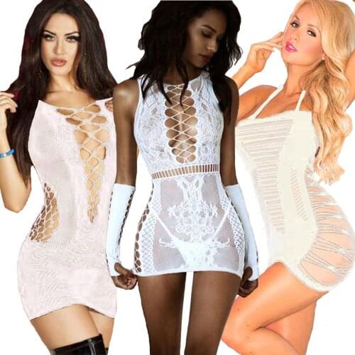 Sexy Bodystocking Open Crotch Fetish Porno Sexi Women Crochless Teddy Lingerie Bodysuit Sexy Erotic Underwear Baby Doll Costumes