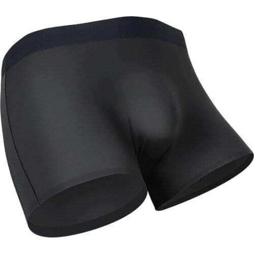 Mens Boxers Sexy Underwear Thin Transparent Seamless Panties Man Comfortable Pouch Male Underpants Plus Size Boxer Briefs Homme