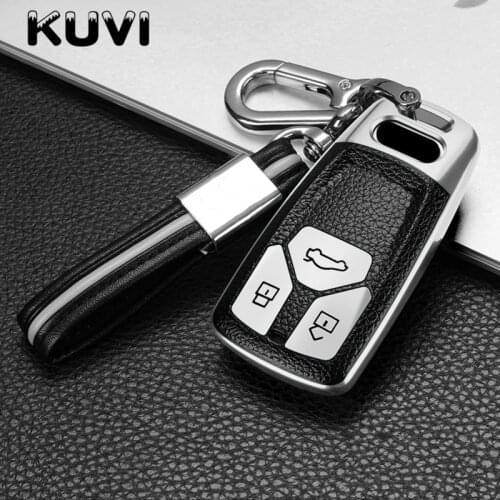 2020 TPU Car Key Cover Case for AUDI A4 B9 Q5 Q7 TT TTS 8S 2016 2017 car accessories car key case keychain keyring remote key