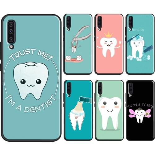 Dentist Teeth Tooth Cover For Samsung Galaxy A52 A12 A32 A72 A10 A40 A50 A70 A21S A20e A11 A31 A41 A51 A71 Case
