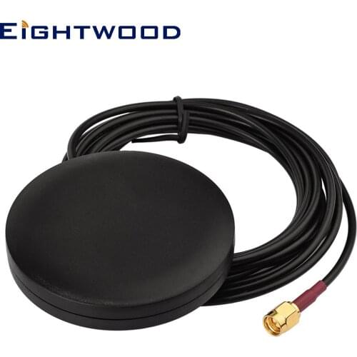 Eightwood Protable 4G LTE Magnetic Omni SMA Male Antenna Aerial for 4G LTE Router Vehicle Truck RV Marine Mobile Booster System