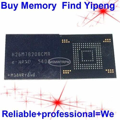H26M78208CMR BGA153Ball EMMC 64GB Mobilephone Memory New original and Second-hand Soldered Balls Tested OK