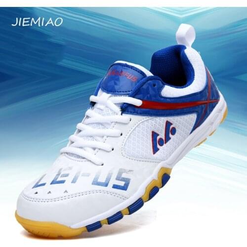 JIEMIAO 2021 New Professional Volleyball Tennies Shoes for Men Women Court Sport Sneakers Breathable Badminton Trainers