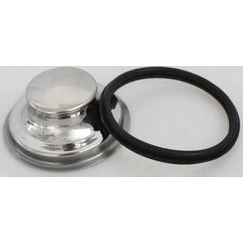 Kitchen Accessories Waste Disposer Plug Stainless Steel Durable Premium Water Sealing Cover Accessories Sink Plug Replacement