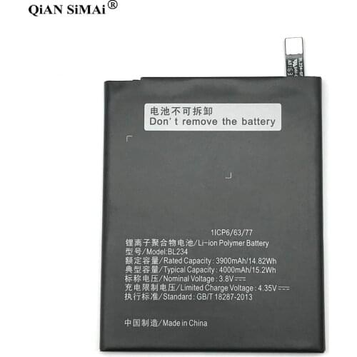 New High Quality BL234 4000mAh battery For Lenovo P70 P70t P70-T p1m P70a P70-a phone