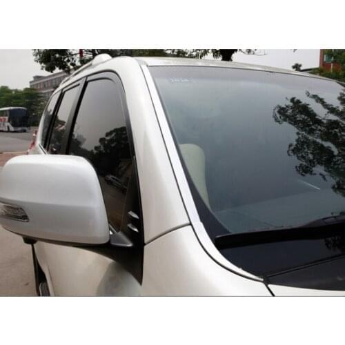 Car front window trims for toyota land cruiser prado 2010 2011 2012 2013 2014 2015 2016 2017
