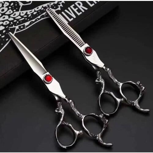 Sharonds 440C Hair Thinning Scissors Professional Barber Hairdressing Thinning Scissors Teeth Cut Shears Hair Cutting Shears