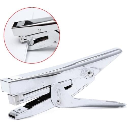 Heavy Duty Stapler, Durable Metal Heavy Duty Paper Plier Stapler Desktop Stationery Office Supplies Stationery Metal Staples