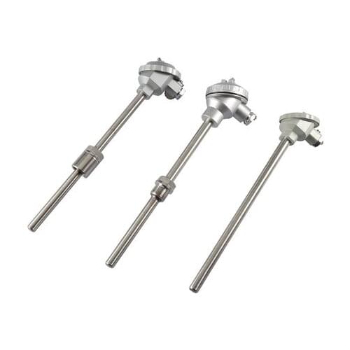 Mask machine stainless steel thermocouple K-type WRN130/230 temperature probe straight rod high temperature thermocouple sensor