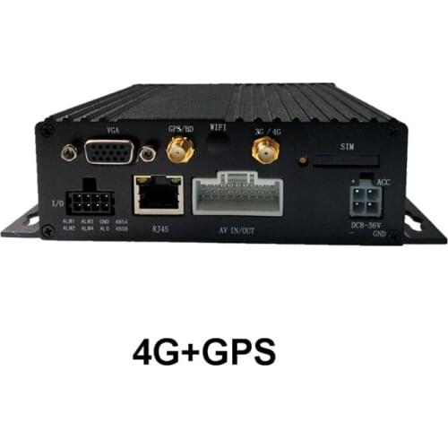 GPS 3G 4CH AHD 720P SD Card Mobile DVR for Trailer Truck Taxi Bus Car