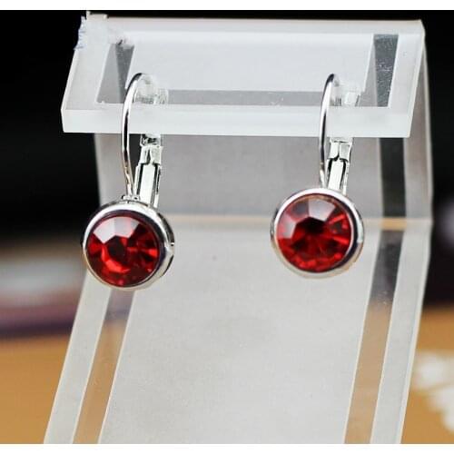 Gold color Crystal korean Fashion Jewelry Round Hypoallergenic drop Earrings for women MLY5126