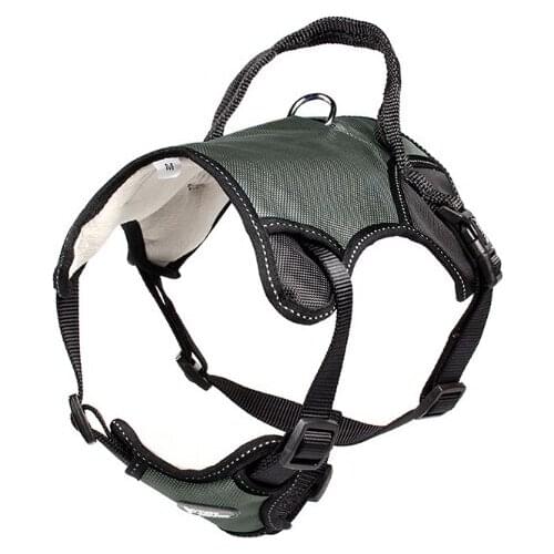 Tuff Hound New Dog Vest Harness Oxford Scratch-Resistant Small Large Pet Training Reflective Harness Line Warm with Fleece