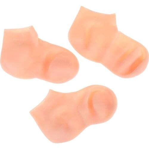 1Pair Silicone Moisturizing Spa Gel Heel Socks Exfoliating And Preventing Dryness Foot Skin Rejuvenation Foot Care Elastic Sock