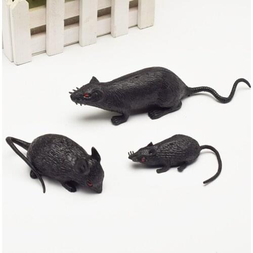 10Pcs Funny Tricky Joke Fake Lifelike Mouse Spider Centipe Model Prop Halloween Gift Toy Party Decor for Kids Novelty Toys