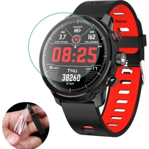 3pcs Clear Soft Transparent Protective Film Guard For Hold mi L5 Smart Watch Band Screen Protector Cover Smartwatch Protection