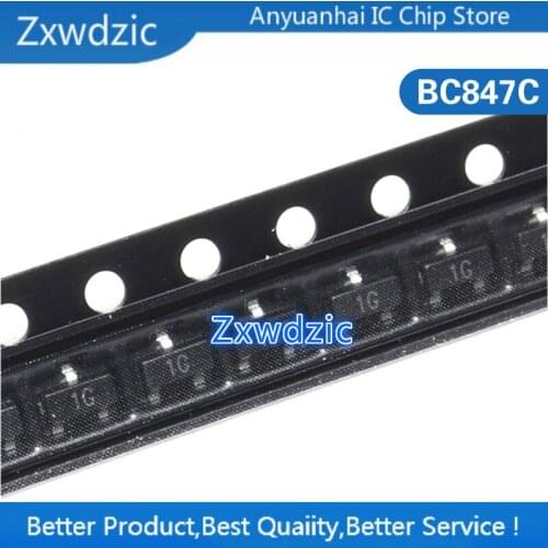 3000PCS BC847C SOT23 BC847 SOT 847C SMD SOT-23 1G new transistor