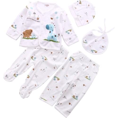 Citgeett 5pcs cotton kids baby boy girl 2018 clothing shirt Hat pants Anime Set Outfits ALL Cute seasons SS