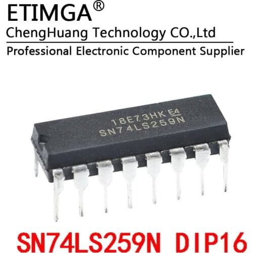 5PCS/LOT SN74LS259N HD74LS259P 74LS259 DIP-16