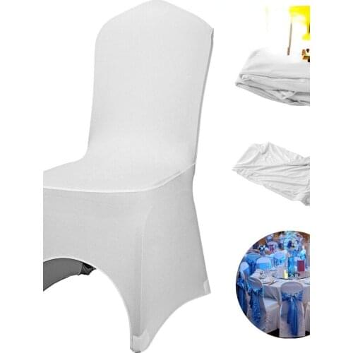 50 100Pcs Wedding Chair Covers Spandex Stretch Slipcover for Restaurant Banquet Hotel Dining Party Universal Chair Cover