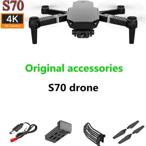 S70 Drone Battery Original Accessories 3.7V 600mAh Battery Propeller Maple Leaf For S70 Drone Spare Parts Flight 12 Minut