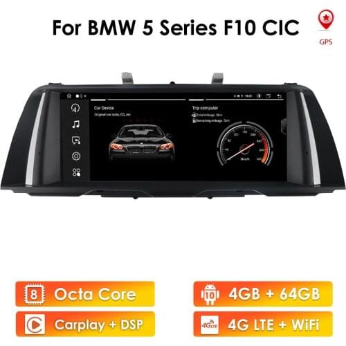 4G 64G 8 Core Android Auto Car Radio for BMW 5 F10 520i F11 525i 528i 2011-2012 CIC Car Stereo Autoradio Video Multimedia Player