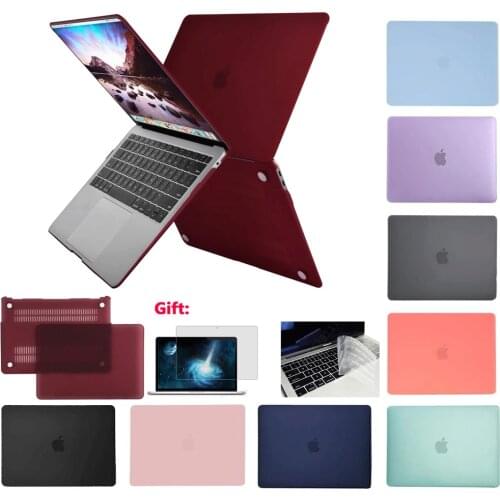 Laptop Case For Macbook Air 13 A2337 A2179 2020 A2338 M1 Chip Pro 13 12 11 A2289 New Touch Bar for Mac book Pro 13 A1706 Case