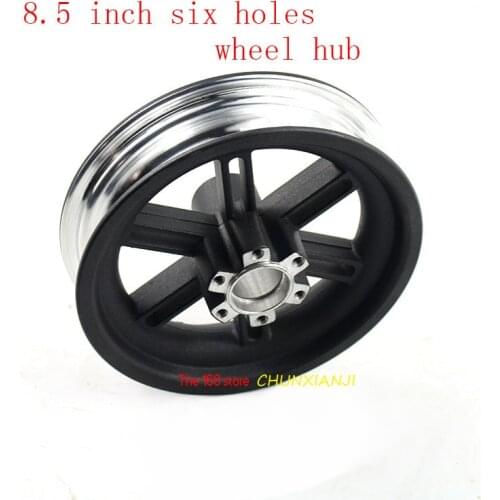 Good quality 8.5 inch Six holes for Xiaomi Mijia M365 Scooter wheel hub Xiaomi Electric Skate Board wheel rim