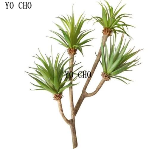 YO CHO Artificial Snowflake Lotus Plants Fake leaves 2 fork sword leaves Tufted rabbit leaves Artificial succulents Fake flowers