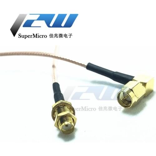 SMA cable SMA male right angle to SMA female RF Coax Pigtail Cable RG316 Connector Adapter fast ship