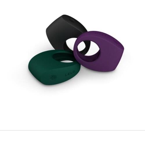 Ring Cock Waterproof Rechargeable Cockring Vibrator Silicone Ring Penis Sex Toys for Men Sex Products S0529