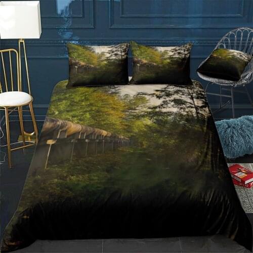 Apeduct Quilt Cover Pillowcase 3Piece Comforter Bedding Set With Pillow Case Single Double Duvet Cover Home Decora