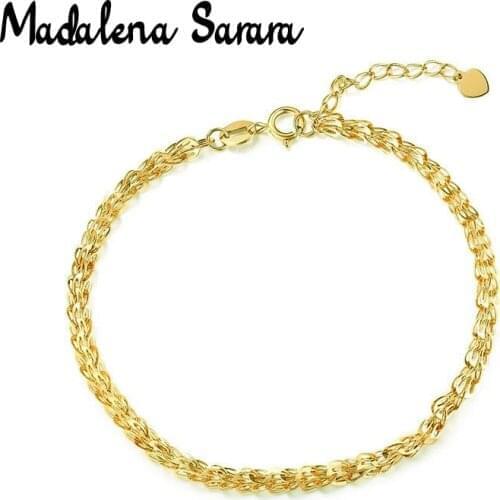 MADALENA SARARA Real 18K gold phoenix bracelet Gold bracelet Full phoenix chain Genuine au750 can not be customized