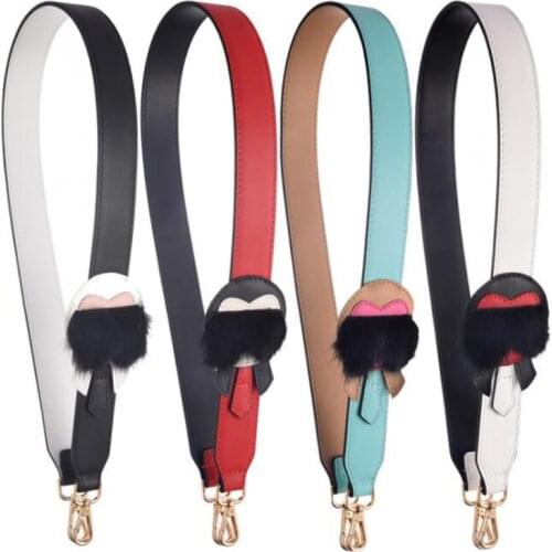 95cm Fur Leather Shoulder Bag Straps Replacement for Women Handbags Accessories Crossbody Bags Belts Strap Luxury Design STP279
